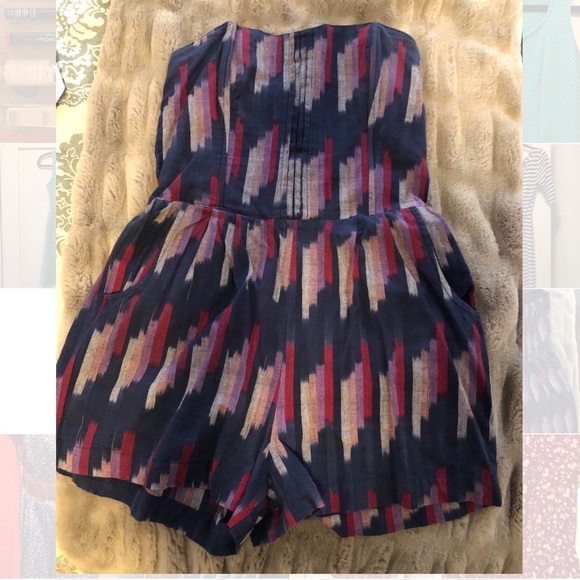 Urban Outfitters Strapless Romper - Picture 1 of 5